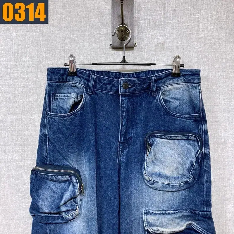[BUNJANG] VINTAGE Multi Pocket Jeans (31 Size) / 31사이즈 VTG 빈티지 멀티 포켓 청바지