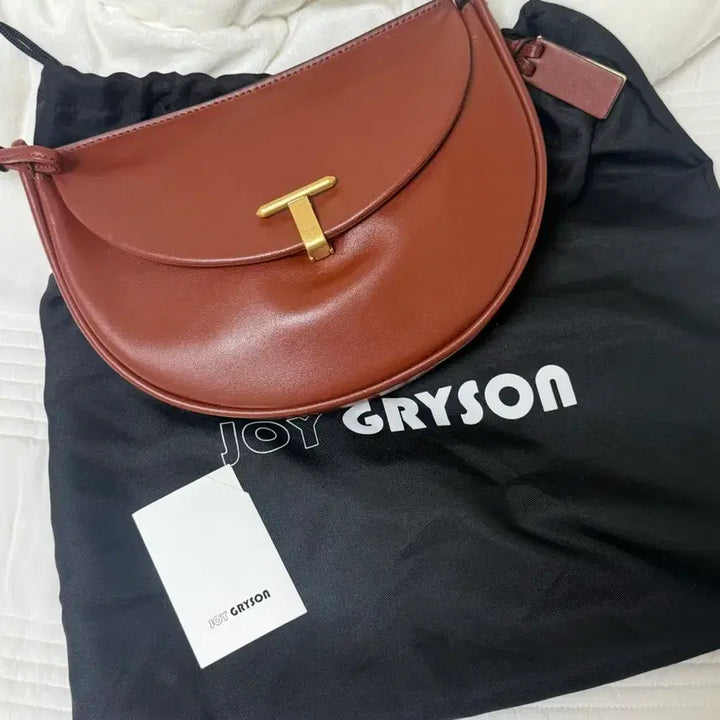 [BUNJANG] Joy Gryson Moonstone Burgundy Shoulder Bag / 조이 그라이슨 문스톤 버건디
