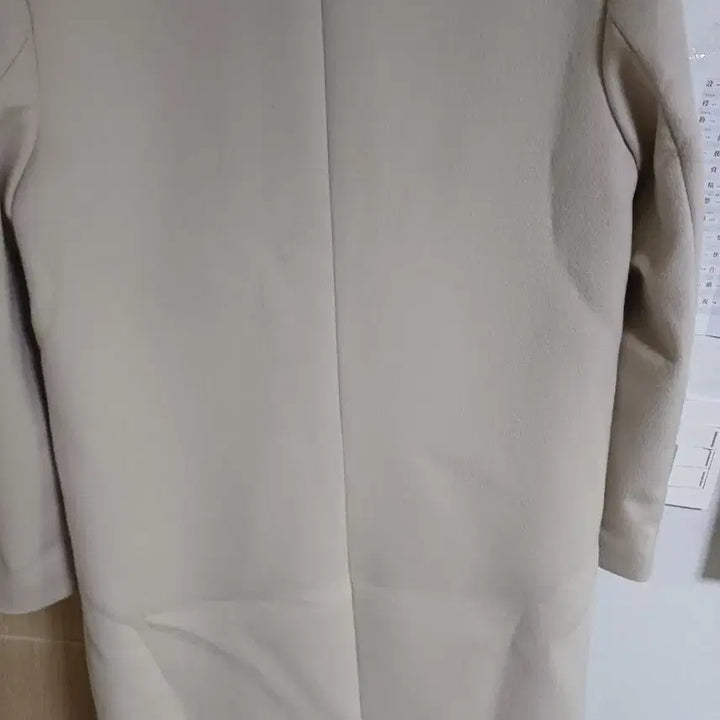 [BUNJANG] Drawfit Cashmere Single Coat - Cream / 드로우핏 캐시미어 싱글 코트 크림