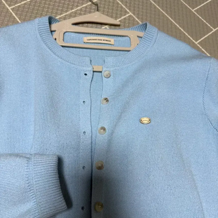 [SOLD OUT] 라퍼지 우먼 라운드가디건 하늘소라
