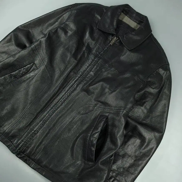 [BUNJANG] Indian Aging Black Inner Quilted Padded Lambskin Jacket / 언더아머 스포츠 블랙 실버 로고 플리스 게이터 기능성 져지 기모 마스크
