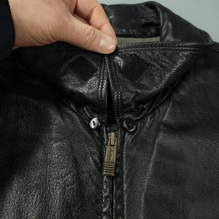 [BUNJANG] Indian Aging Black Inner Quilted Padded Lambskin Jacket / 언더아머 스포츠 블랙 실버 로고 플리스 게이터 기능성 져지 기모 마스크