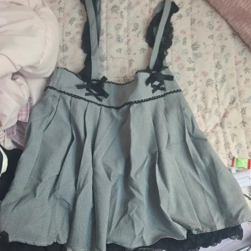 [BUNJANG] Dear My Love Overall Skirt 4L / 디어마이러브 멜빵 스커트 4L 양산형 지뢰계 양지뢰 서브컬쳐