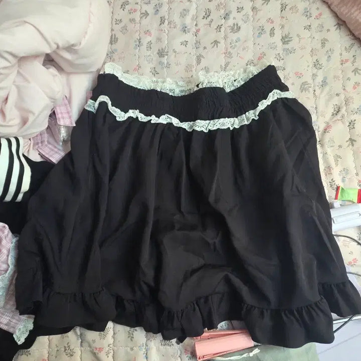 [BUNJANG] Dear My Love Frill Skirt 5L / 디어마이러브 프릴 스커트 5L 양산형 지뢰계 양지뢰 디마럽 서브컬쳐