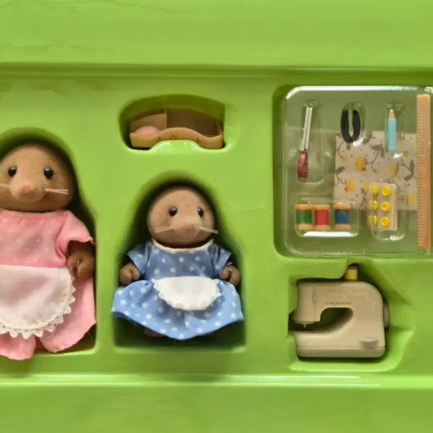 [BUNJANG] Sylvanian Families Mole Mother and Daughter Set / 실바니안 두더지 모녀