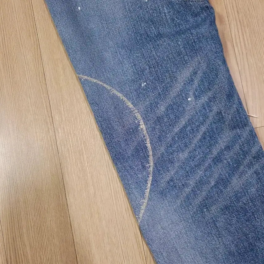 [BUNJANG] HOO KOO JAPAN Distressed Denim Pants / HOO KOO JAPAN 블루 디스트로이드 데님 팬츠