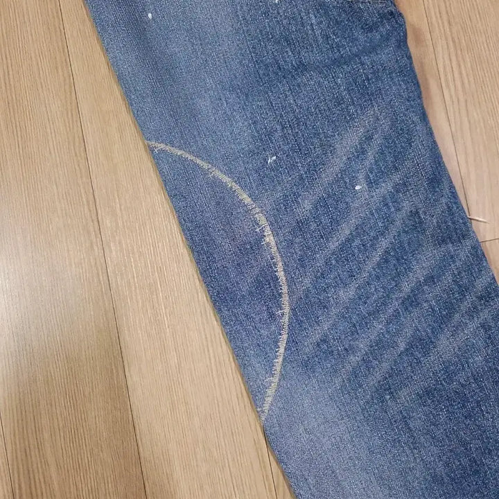 [BUNJANG] HOO KOO JAPAN Distressed Denim Pants / HOO KOO JAPAN 블루 디스트로이드 데님 팬츠