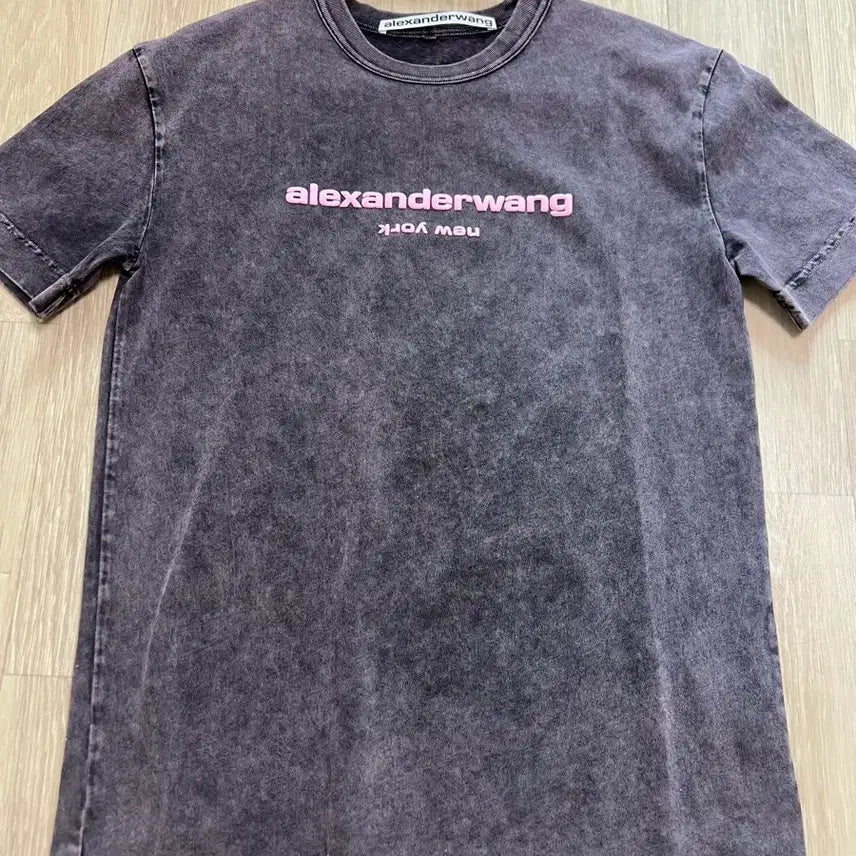 [BUNJANG] Alexander Wang Washed Short Sleeve T-shirt / 알렉산더왕 워싱 반팔 티셔츠