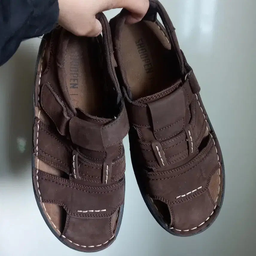 [SOLD OUT] SHOOPEN슈펜 남성 브라운 샌들 260