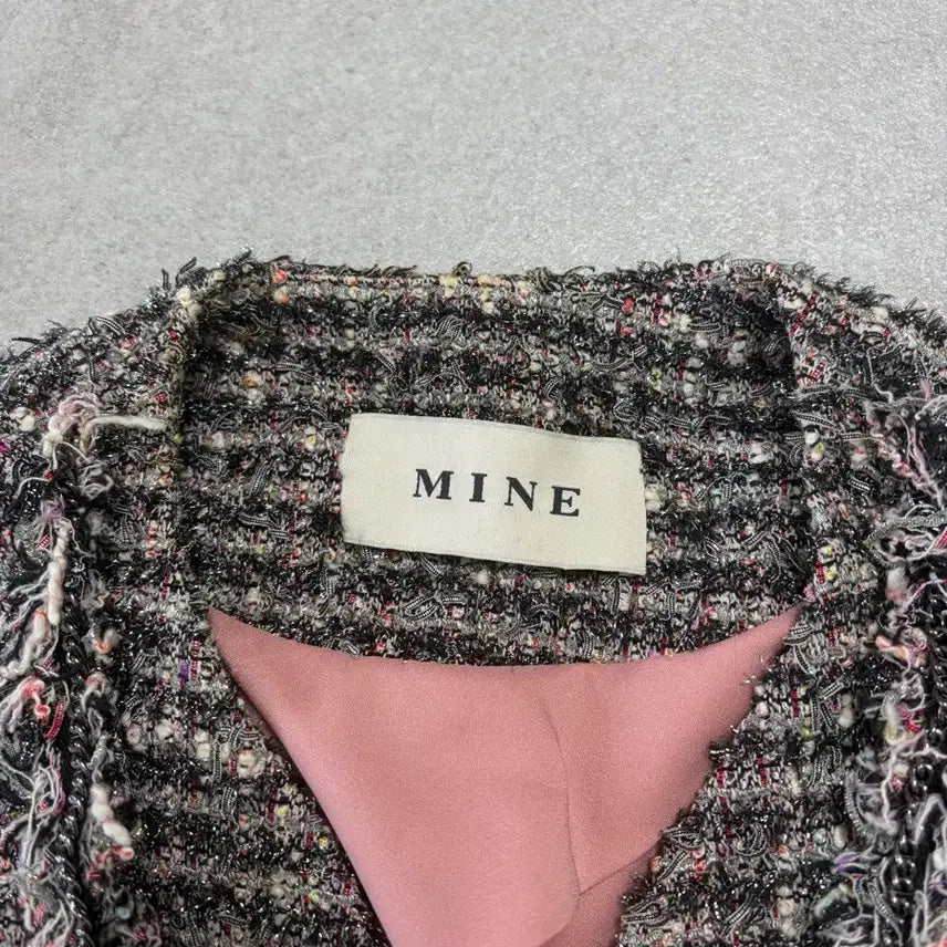 [BUNJANG] Mine Hanseom Tweed Jacket / 마인(mine)한섬 트위드 자켓 82-94-160