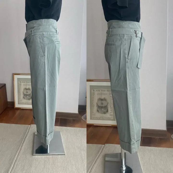 [BUNJANG] PESERICO Crop Cotton Slacks / PESERICO 페세리코 크롭 코튼슬랙스(40)