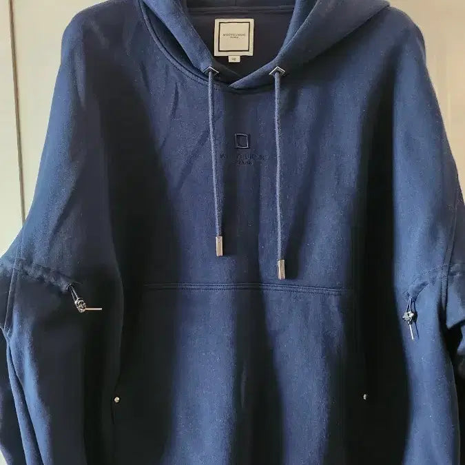 [BUNJANG] Wooyoungmi String Hoodie Navy / 우영미 스트링 후드 네이비 48사이즈