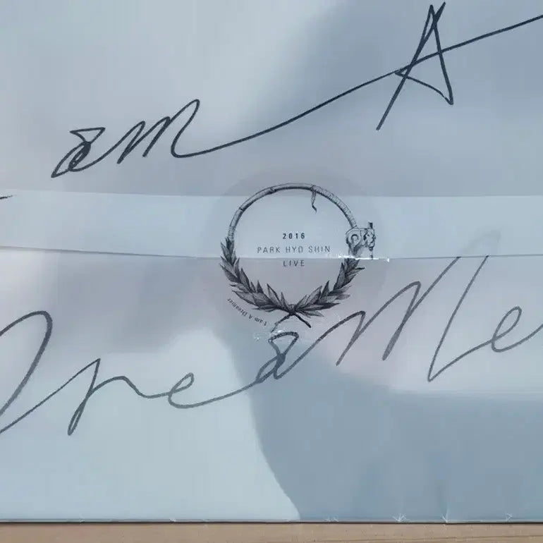 [BUNJANG] Park Hyo Shin I AM A DREAMER Live Poster Signed Goods / 박효신 I AM A DREAMER   라이브 포스터  굿즈  싸인있음