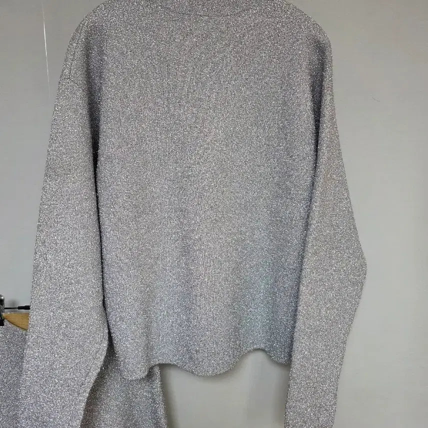 [BUNJANG] COS Silver Glitter Knit Skirt Set USXS / COS 실버 글리터 니트 스커트 셋업 usxs