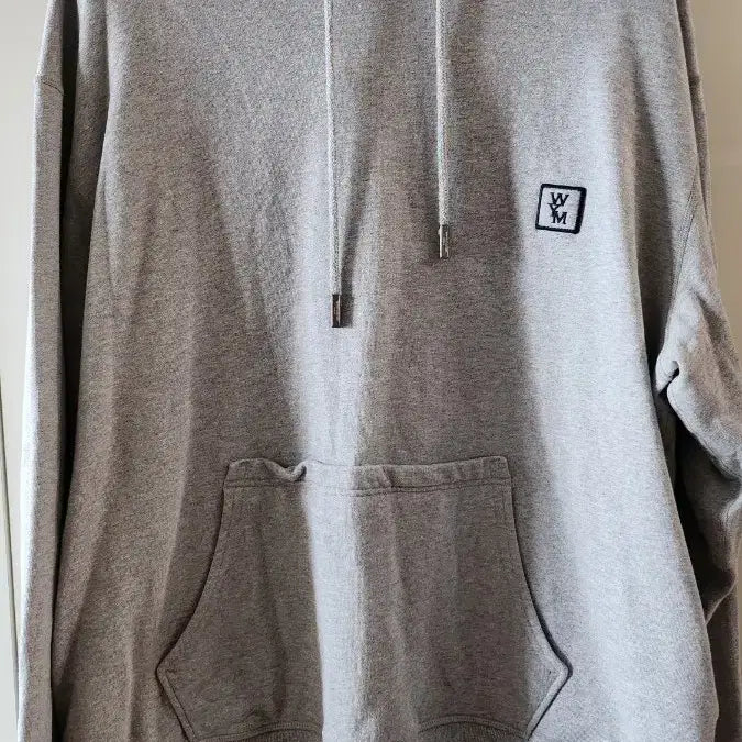 [BUNJANG] Wooyoungmi Back Logo Hoodie Gray / 우영미 백로고 후드 그레이 52사이즈