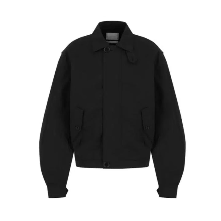 [BUNJANG] AMOMENTO Padded Cotton Nylon Jumper - Black (L) / 아모멘토 패디드 코튼 나일론 점퍼 블랙 L사이즈 판매