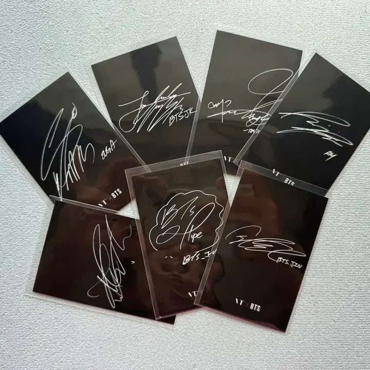 [BUNJANG] BTS Signed Photocard / 방탄소년단 (BTS) 의  싸인 포토카드
