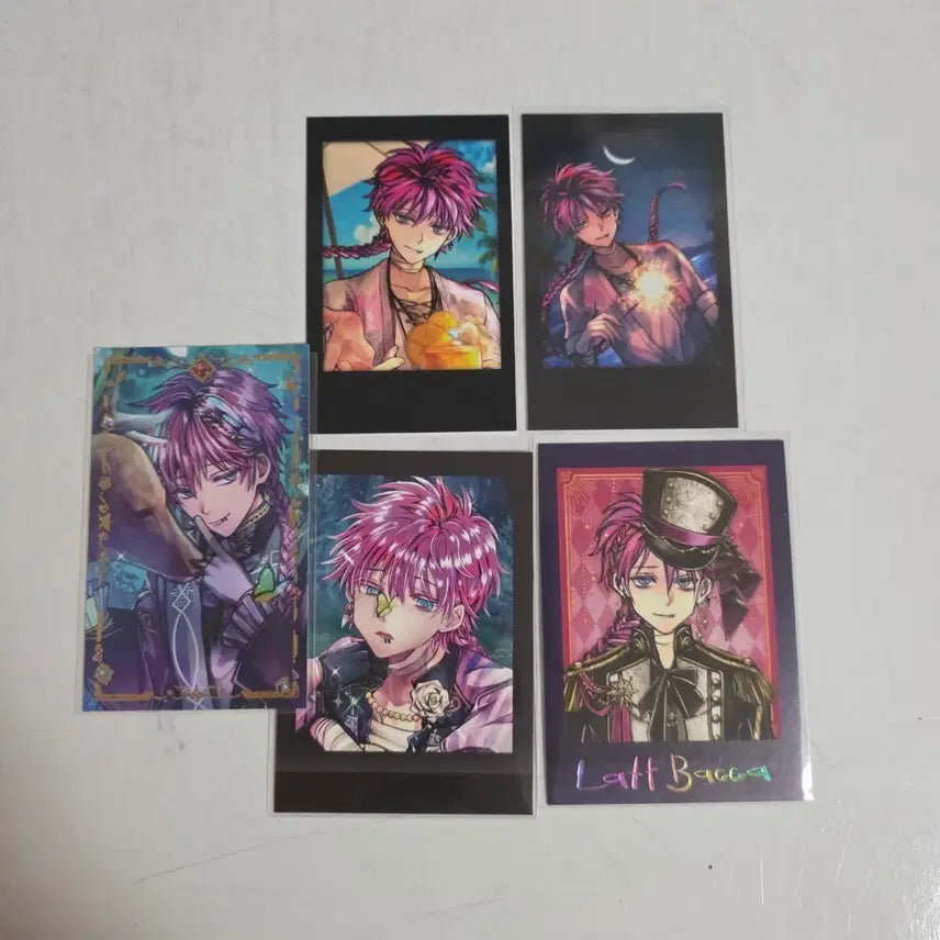 [BUNJANG] Akuneko Devil Butler Rato &amp; Fisha &amp; Batocore Cheki Bundle Set / 아쿠네코 악마집사 라토 피샤 바토코레 체키 일괄