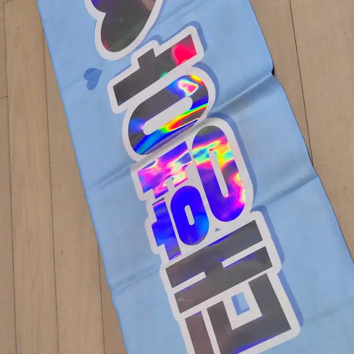[BUNJANG] BTS Taehyung Hologram Big Slogan / 방탄 뷔 태형 홀로그램 빅슬로건 bts taehyung slogan