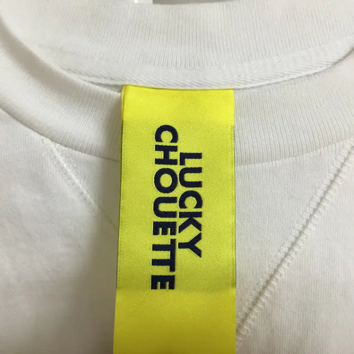 [BUNJANG] Lucky Chouette Logo Sweatshirt (Size 55) / 럭키슈에뜨 로고 맨투맨 55