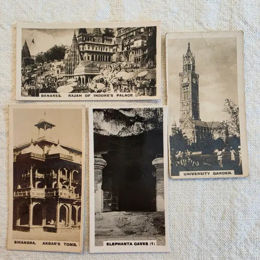 [BUNJANG] Westminster Tobac*o Co. India Historical Site Vintage Photo Cards / 영국빈티지카드 유럽빈티지카드 인도역사 인도유적지 인도관광 사진카드