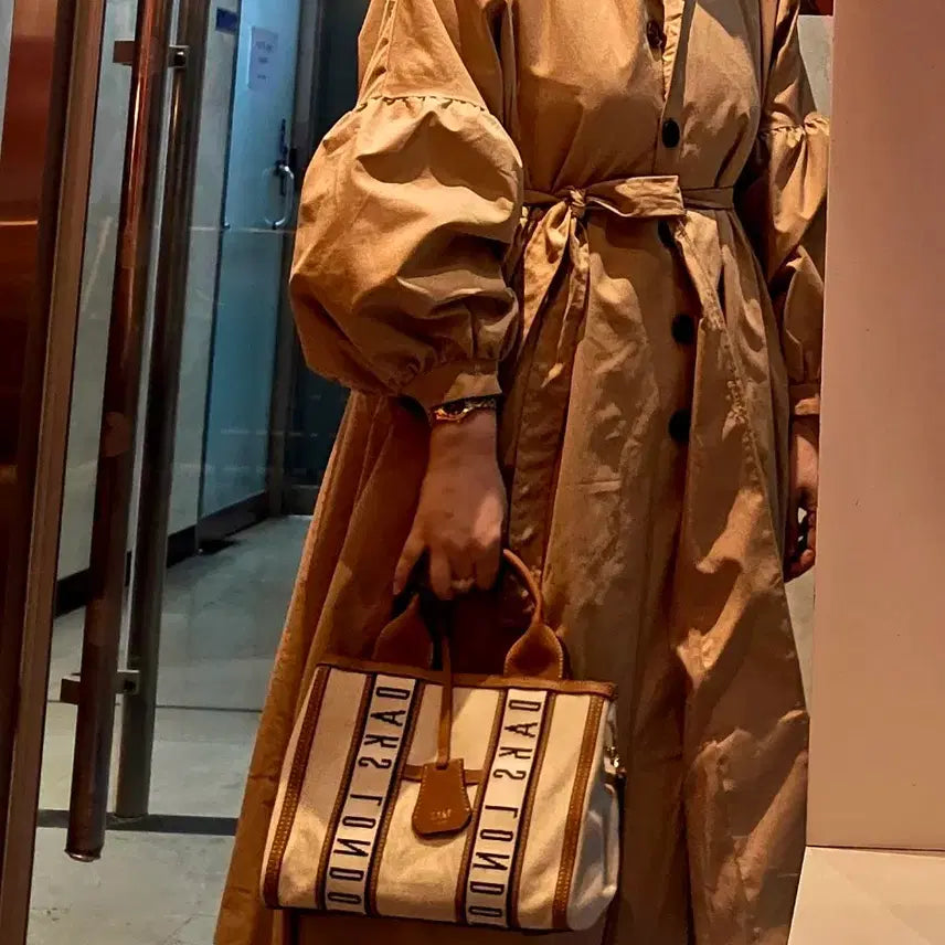 [BUNJANG] DAKS London Canvas Mini Bag / 닥스 런던 캔버스 미니백 / 토트 크로스 2way / 백화점 구매