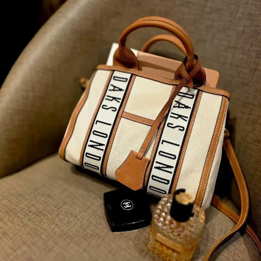 [BUNJANG] DAKS London Canvas Mini Bag / 닥스 런던 캔버스 미니백 / 토트 크로스 2way / 백화점 구매
