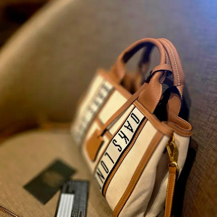 [BUNJANG] DAKS London Canvas Mini Bag / 닥스 런던 캔버스 미니백 / 토트 크로스 2way / 백화점 구매