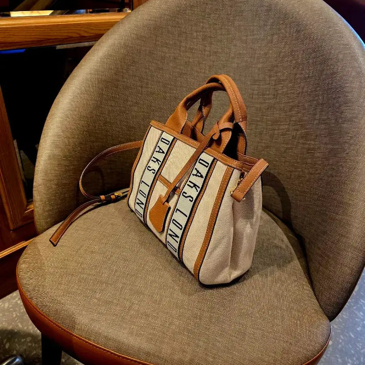 [BUNJANG] DAKS London Canvas Mini Bag / 닥스 런던 캔버스 미니백 / 토트 크로스 2way / 백화점 구매