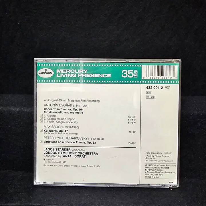 [BUNJANG] Janos Starker Cello Concerto CD / 야노스 슈타커 첼로 협주곡 CD
