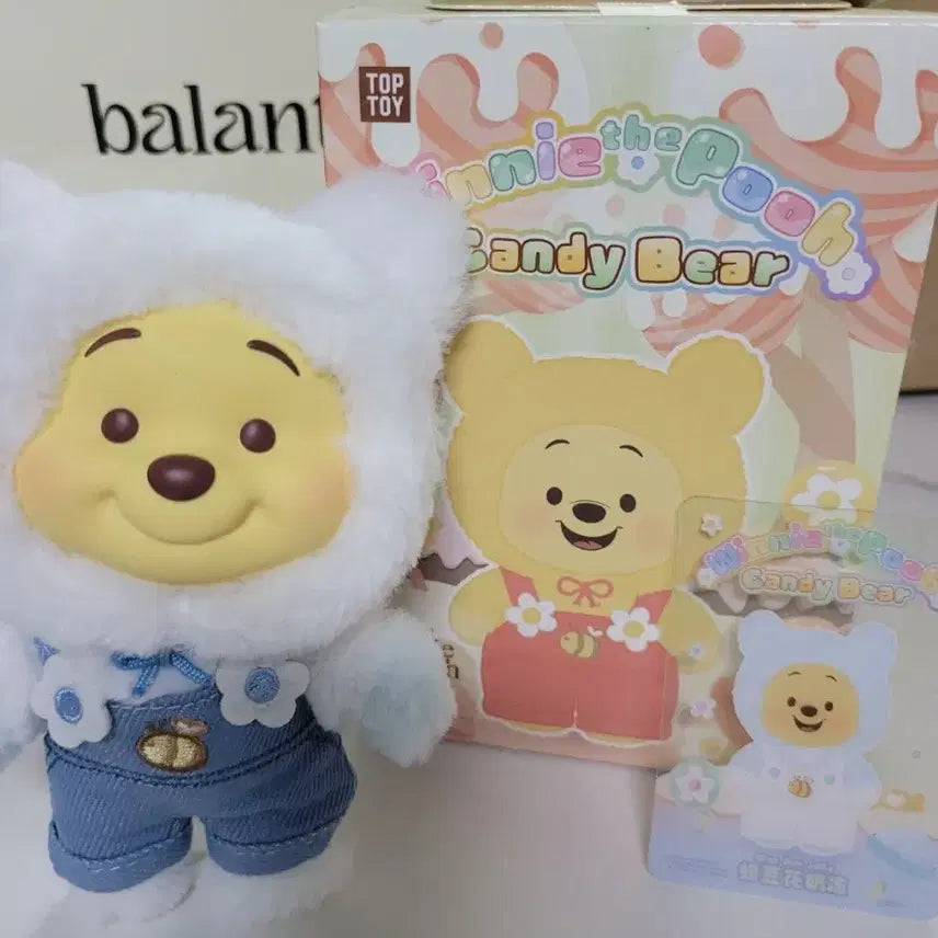 [BUNJANG] Disney Winnie the Pooh Candy Bear Keyring Doll / 탑토이 곰돌이푸 캔디베어 키링인형 블루베리폼