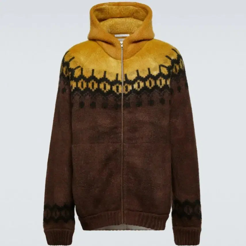 [BUNJANG] RANRA Mohair Blend Knit Sweater Hoodie / RANRA 란라 모헤어 블렌드 니트 스웨터 후디