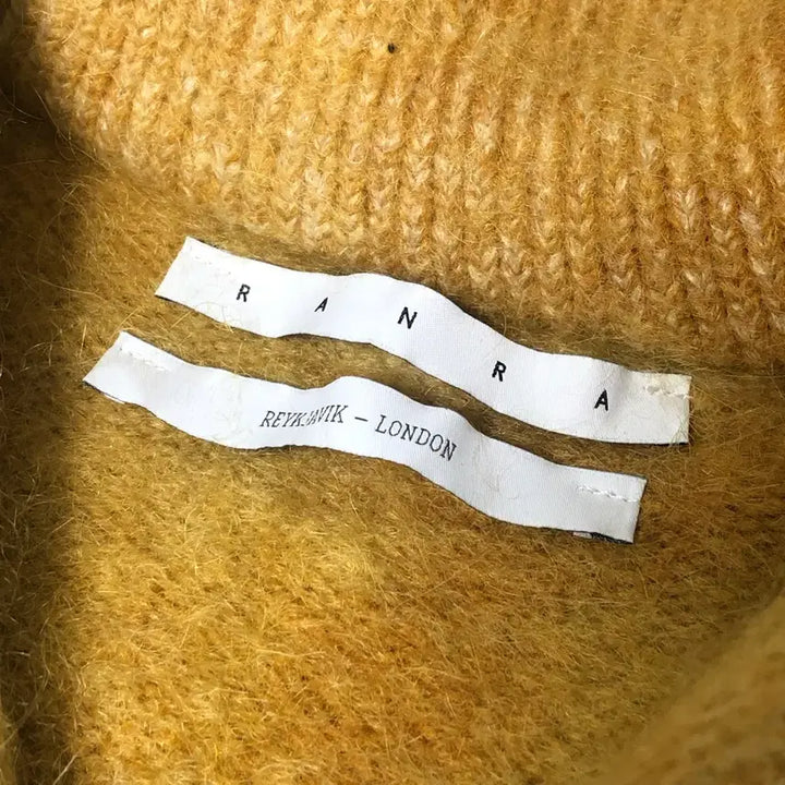 [BUNJANG] RANRA Mohair Blend Knit Sweater Hoodie / RANRA 란라 모헤어 블렌드 니트 스웨터 후디