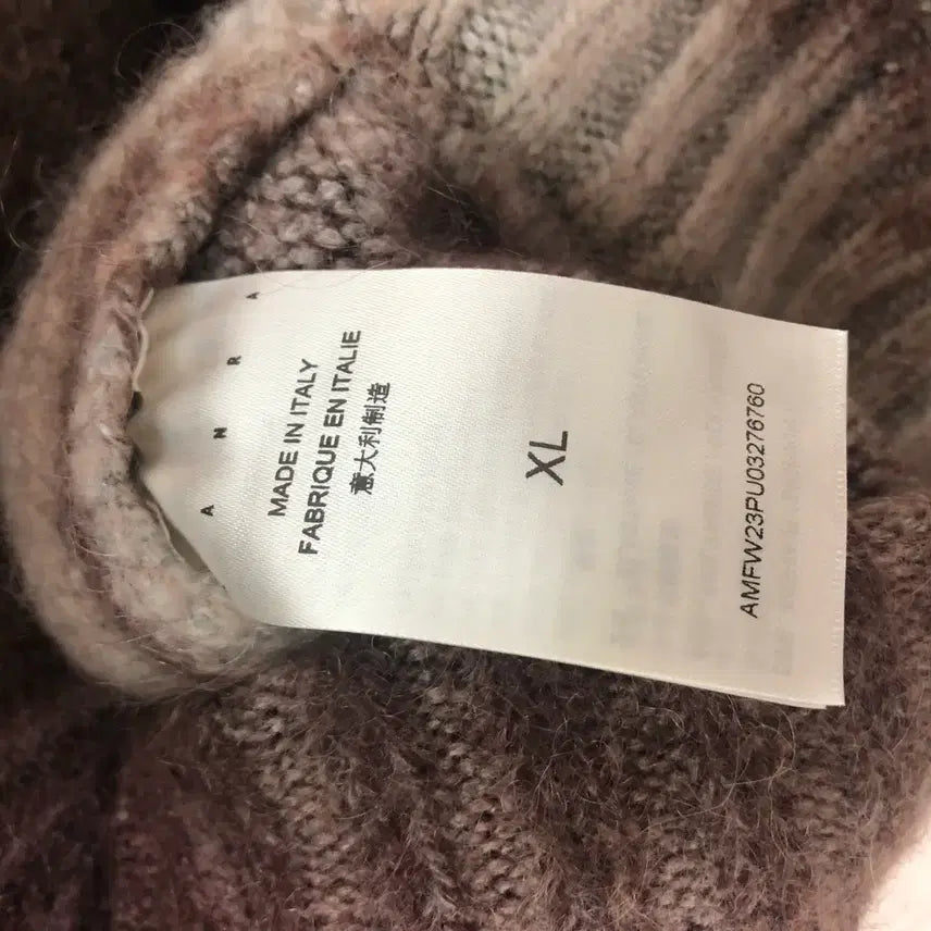 [BUNJANG] RANRA Mohair Blend Knit Sweater Hoodie / RANRA 란라 모헤어 블렌드 니트 스웨터 후디