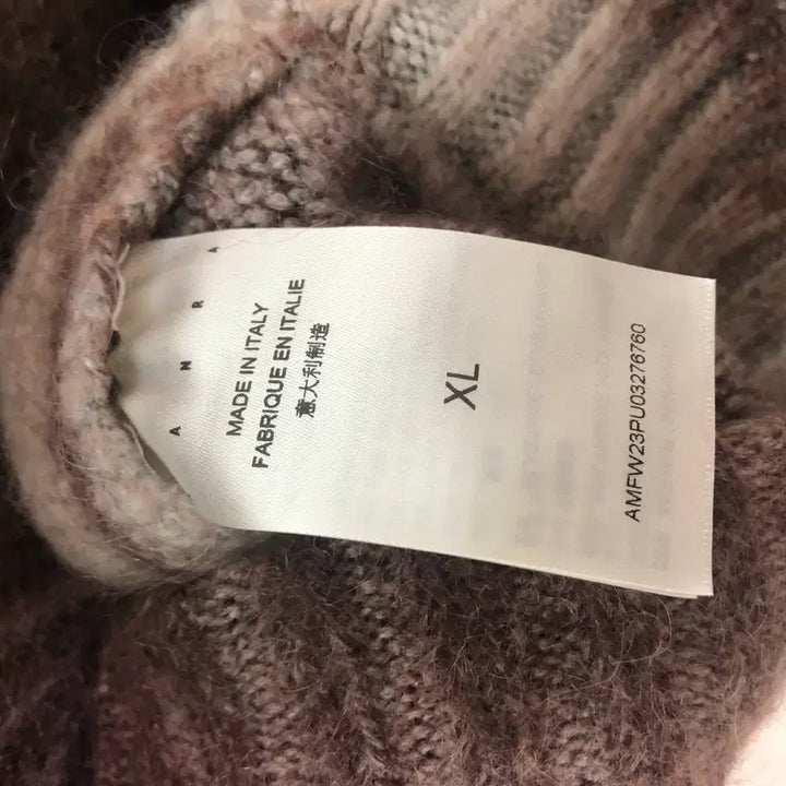 [BUNJANG] RANRA Mohair Blend Knit Sweater Hoodie / RANRA 란라 모헤어 블렌드 니트 스웨터 후디