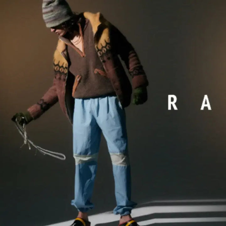 [BUNJANG] RANRA Mohair Blend Knit Sweater Hoodie / RANRA 란라 모헤어 블렌드 니트 스웨터 후디