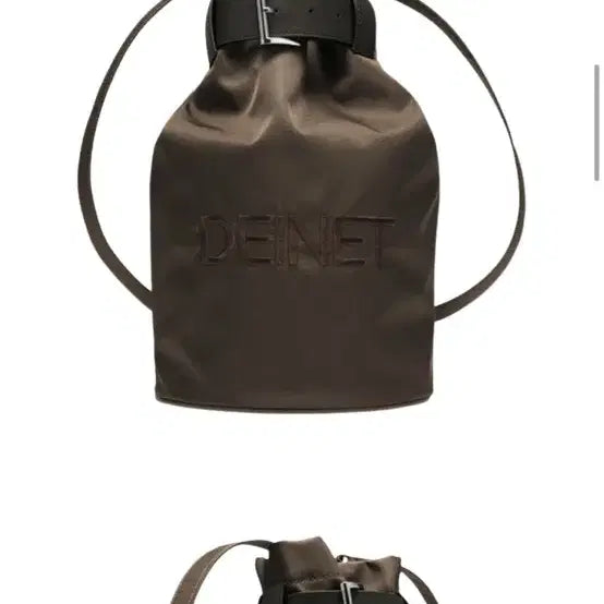 [BUNJANG] Deinet Logo Bucket Bag / 다이닛 Deinet Logo Bucket Bag 브라운 택포