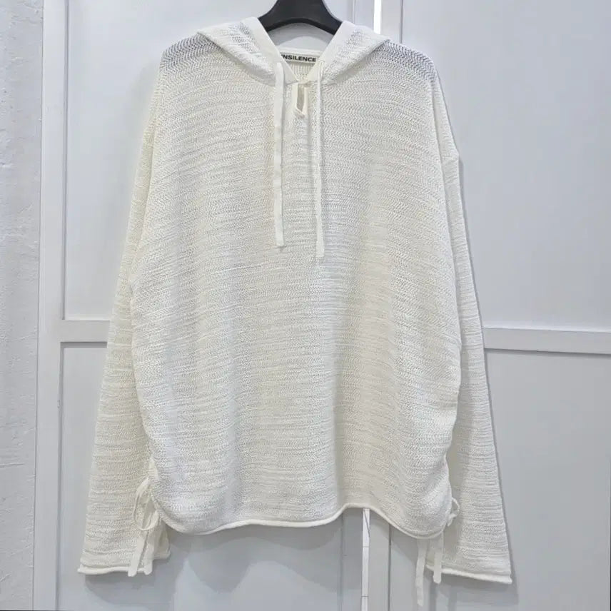 [BUNJANG] In Silence Shirred Hooded Knit Top / 인사일런스 셔링 후드 니트