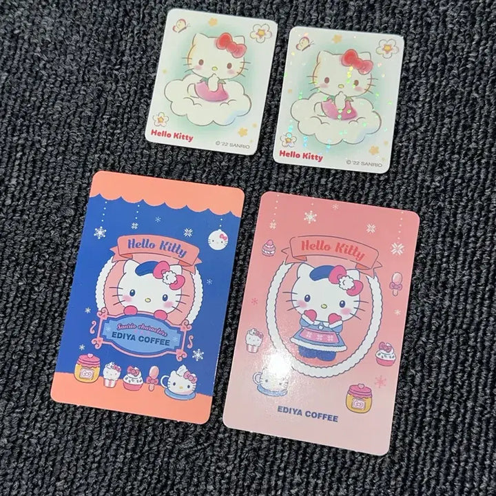 [BUNJANG] Sanrio Hello Kitty Photocard Set / 산리오 이디야 헬로키티 포카 세트