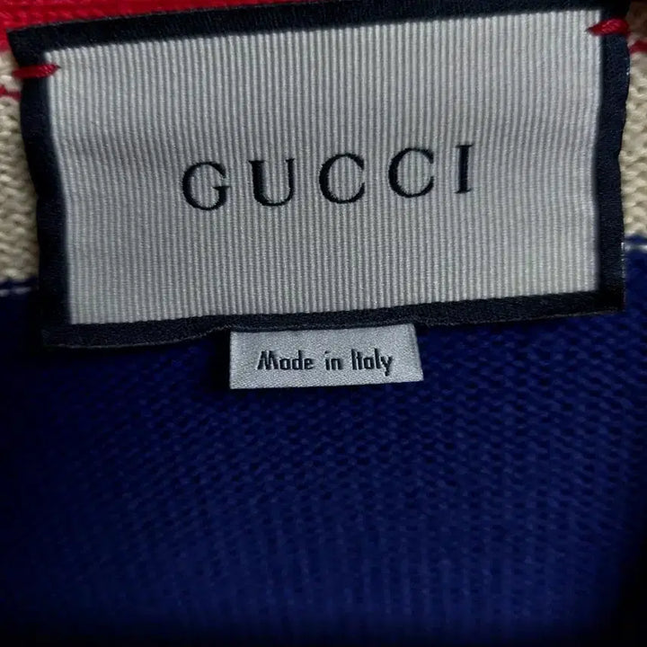 [BUNJANG] Gucci Striped Knit Cardigan (Size 100) / 구찌 스트라이프 니트 가디건 실측100