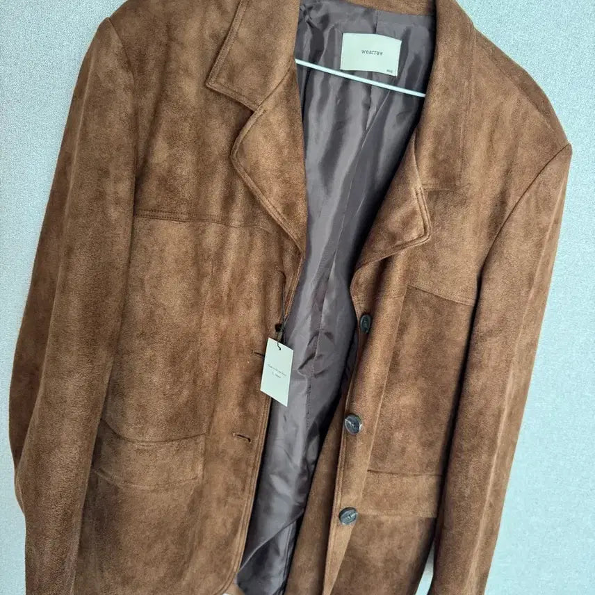 [BUNJANG] Pulmuud Brown Suede Loose Fit Jacket / 풀무드 브라운 스웨이드 루즈핏 자켓