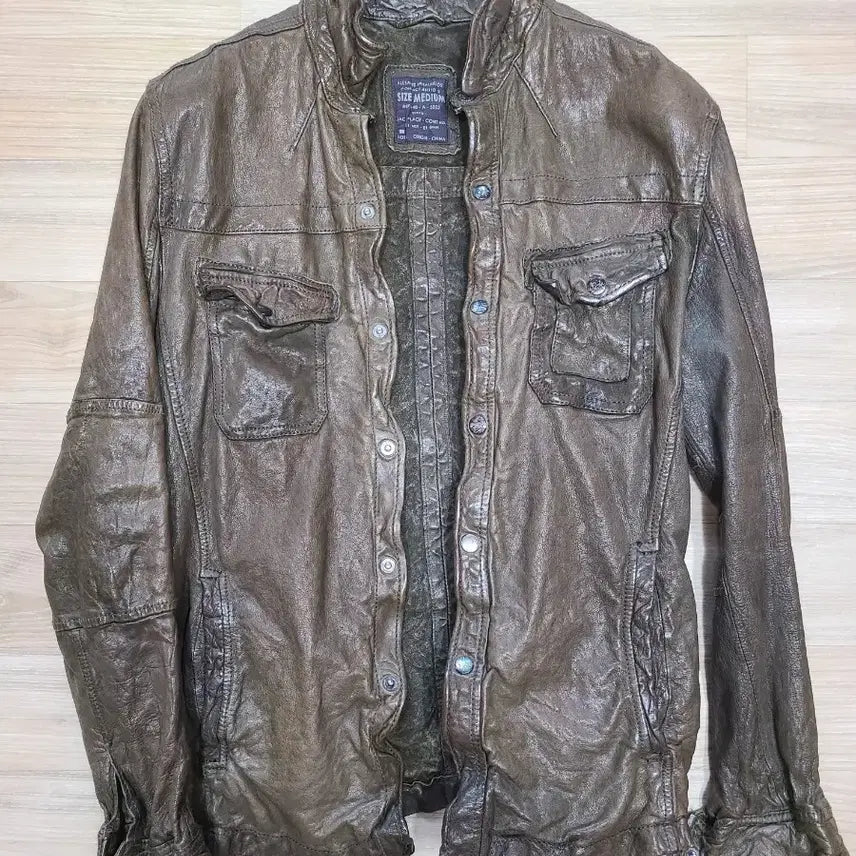 [BUNJANG] AllSaints Leather Shirt Jacket / [정품/새상품급][M] 올세인츠 가죽 셔츠 자켓