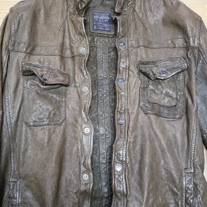 [BUNJANG] AllSaints Leather Shirt Jacket / [정품/새상품급][M] 올세인츠 가죽 셔츠 자켓