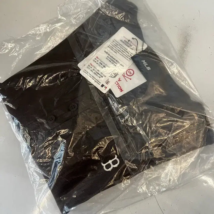 [BUNJANG] MLB Slim Henley Neck T-shirt / 엠엘비 골지 헨리넥 반팔티셔츠