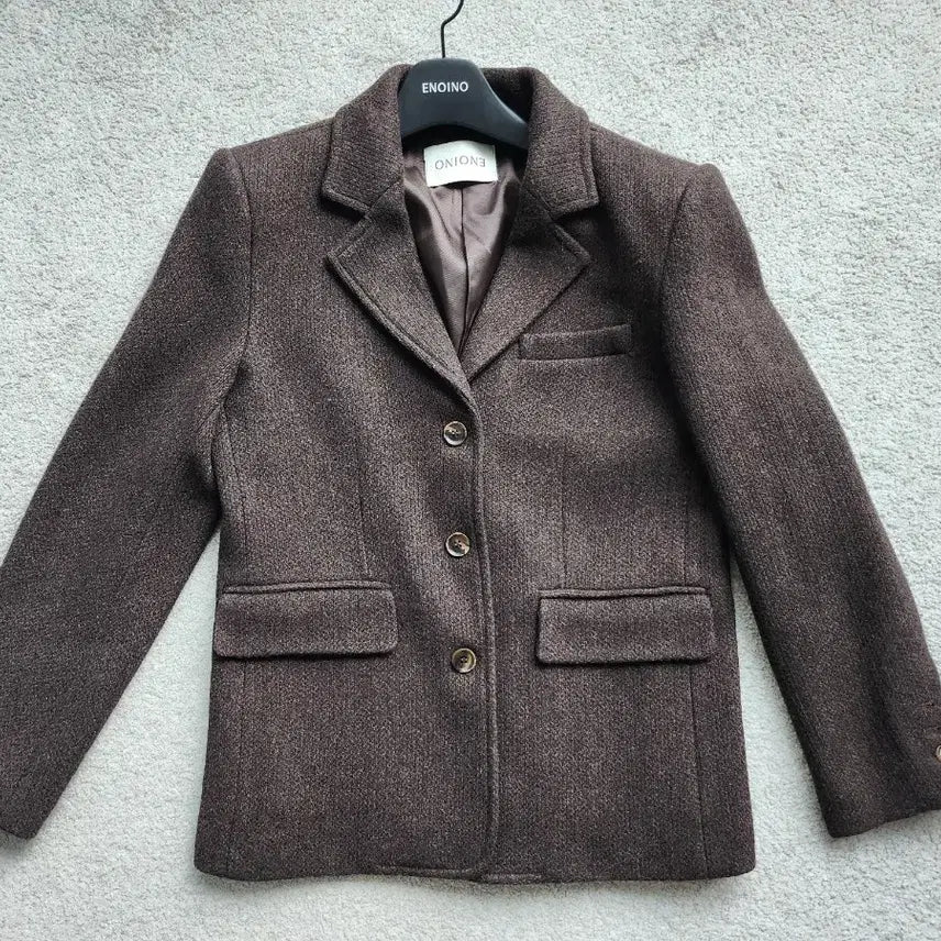 [BUNJANG] ENOINO Brown Jacket / ENOINO(이노)브라운자켓 새상품