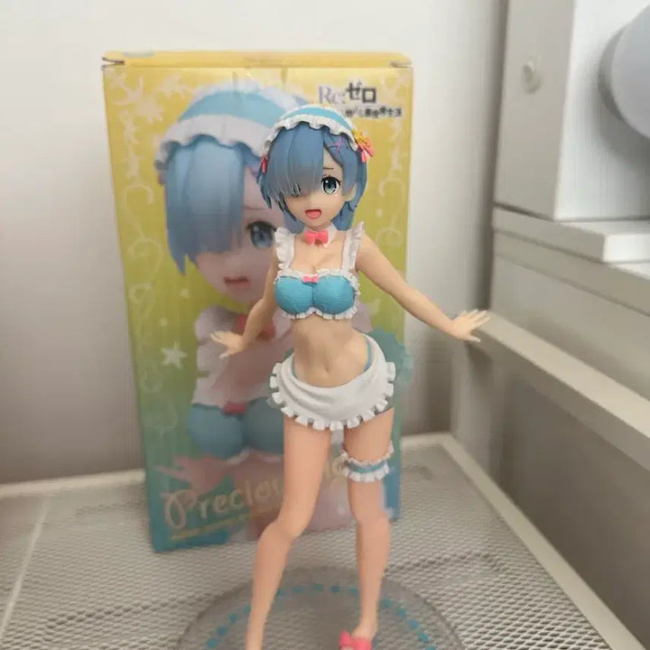 [BUNJANG] Re:Zero Rem Maid Swimsuit Figure / 리제로 렘 메이드 수영복 피규어