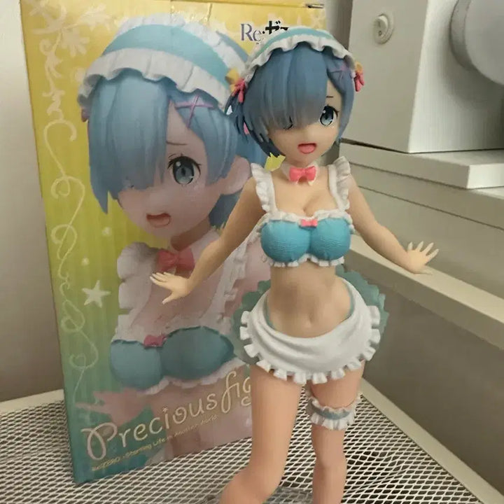 [BUNJANG] Re:Zero Rem Maid Swimsuit Figure / 리제로 렘 메이드 수영복 피규어