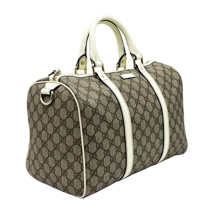[BUNJANG] Gucci GG Logo Joy Medium Boston Tote Bag / 구찌 Gucci 193603 PVC GG로고 조이 미디움 보스턴 토트백
