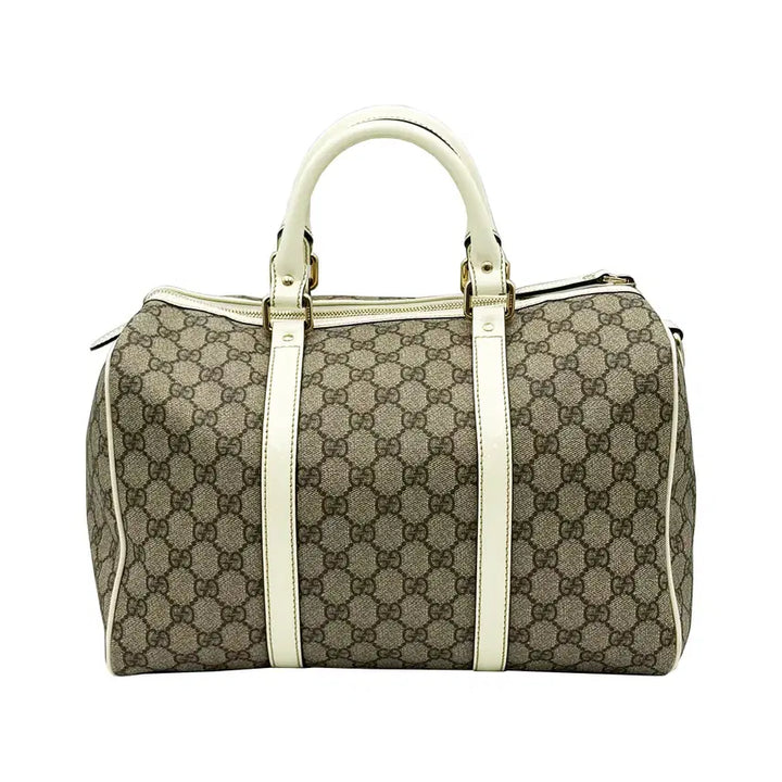 [BUNJANG] Gucci GG Logo Joy Medium Boston Tote Bag / 구찌 Gucci 193603 PVC GG로고 조이 미디움 보스턴 토트백