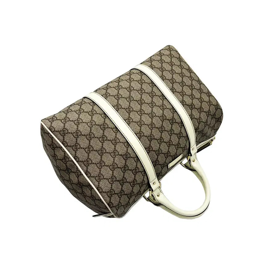 [BUNJANG] Gucci GG Logo Joy Medium Boston Tote Bag / 구찌 Gucci 193603 PVC GG로고 조이 미디움 보스턴 토트백
